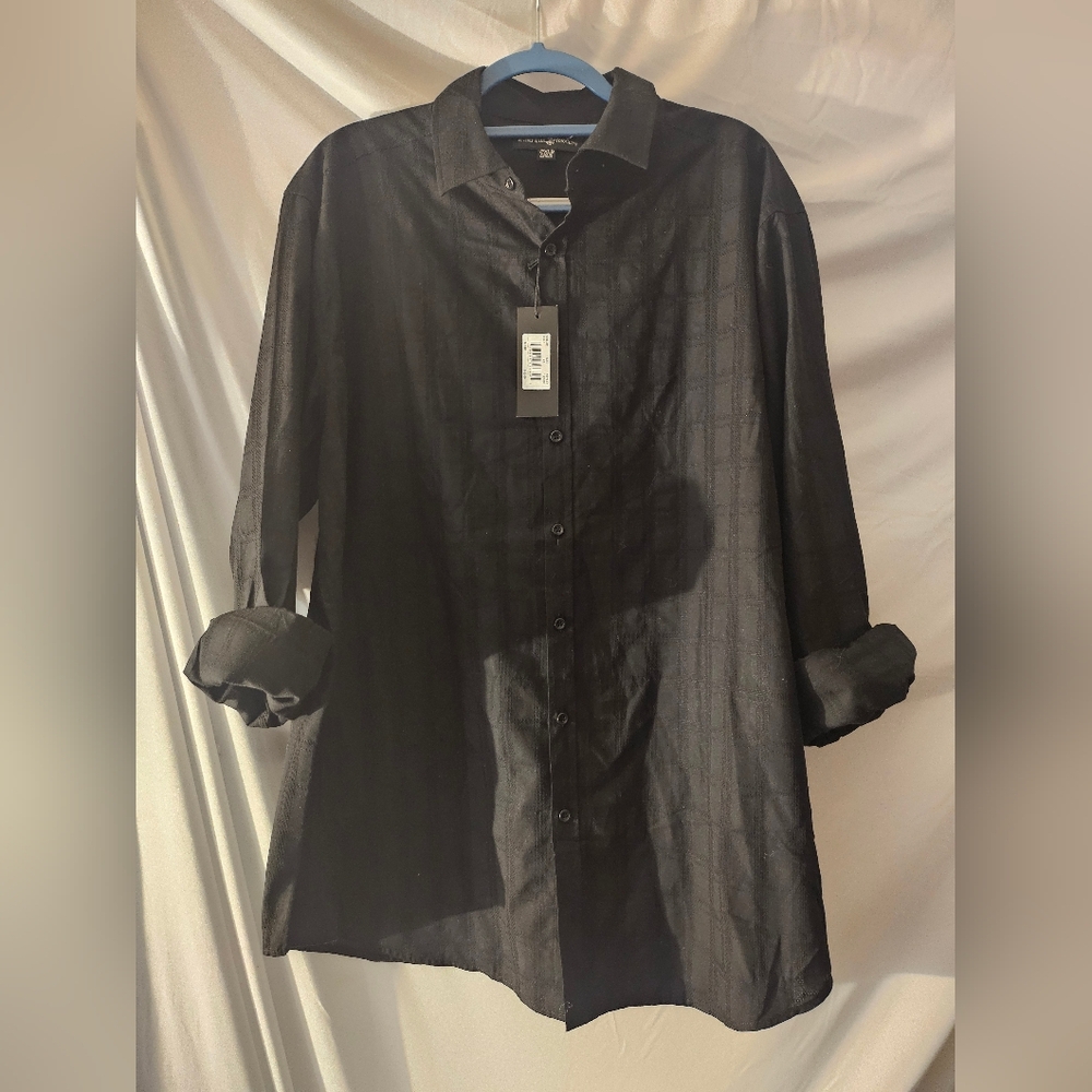 Beverly‎ Hills Polo Club Men's 2xlb Button-Up Long Sleeve Casual /dress Nwt
